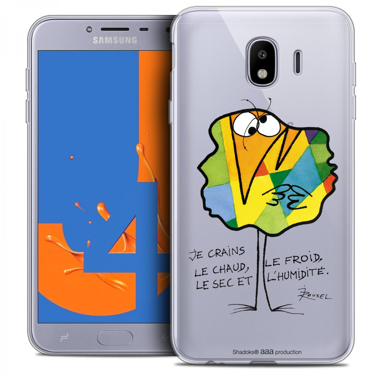 Caseink - Coque Housse Etui Samsung Galaxy J4 2018 J400 (5.5 ) [Crystal Gel HD Collection Les Shadoks ? Design Chaud ou Froid - Souple - Ultra Fin - Imprimé en France] - Coque, étui smartphone