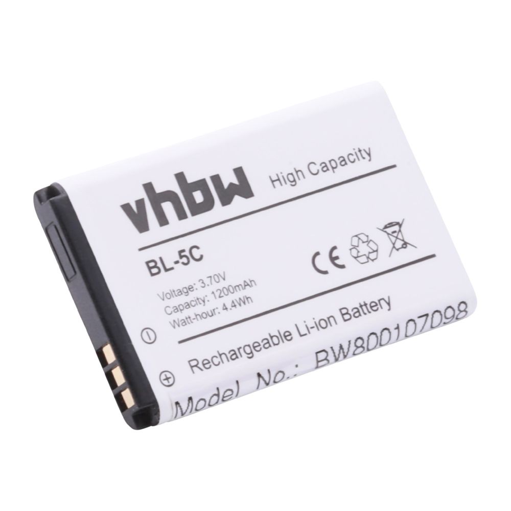 Vhbw - vhbw Li-Ion batterie 1200mAh (3.7V) pour téléphone Smartphone Phonak Dect II, Dect CP 1 ou encore 1000059 - Batterie téléphone