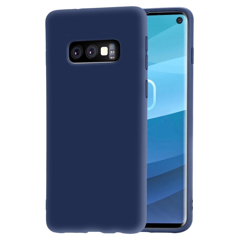 Wewoo - Coque Souple Étui de protection en TPU pour Galaxy S10e bleu foncé - Coque, étui smartphone