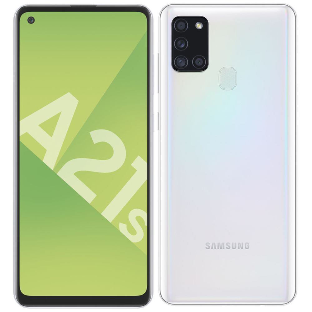 Samsung - A21s - 32 Go - Blanc prismatique - Smartphone Android