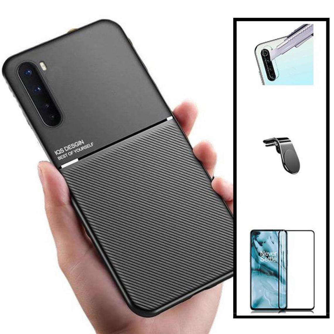 Phonecare - Kit Coque Magnetic Lux + 5D Full Cover + Support Magnétique L Safe Driving - Oppo Reno3 - Coque, étui smartphone