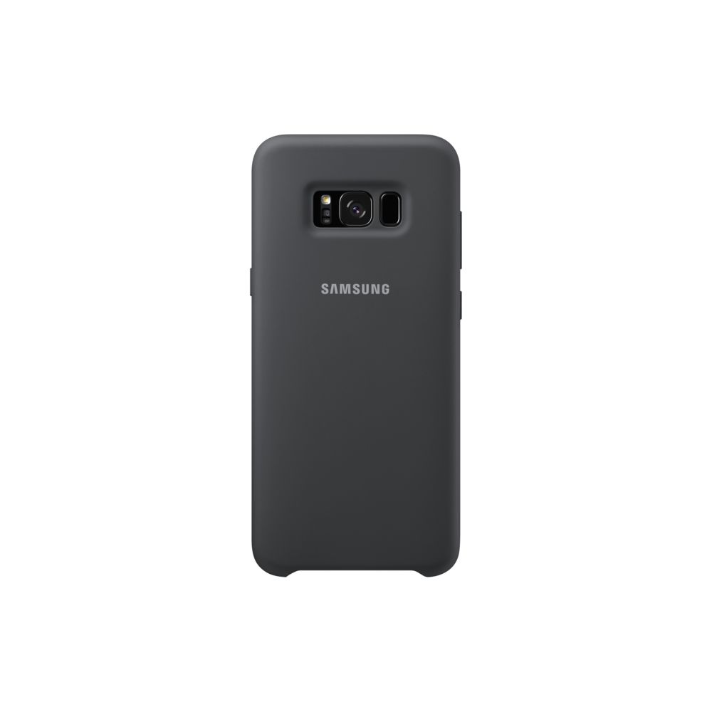 Samsung - Silicone Case Galaxy S8 Plus - Noir - Autres accessoires smartphone