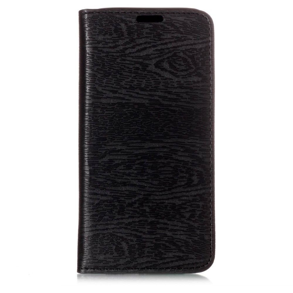 marque generique - Etui en PU bois absorbé automatiquement noir pour votre Samsung Galaxy S9 Plus G965 - Autres accessoires smartphone