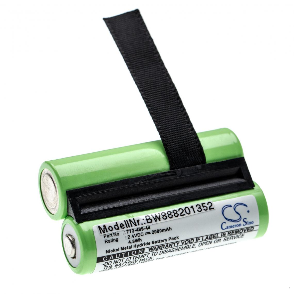 Vhbw - vhbw Batterie compatible avec Demag DRC10 Télécommande Industrielle (2000mAh, 2.4V, NiMH) - Appcessoires