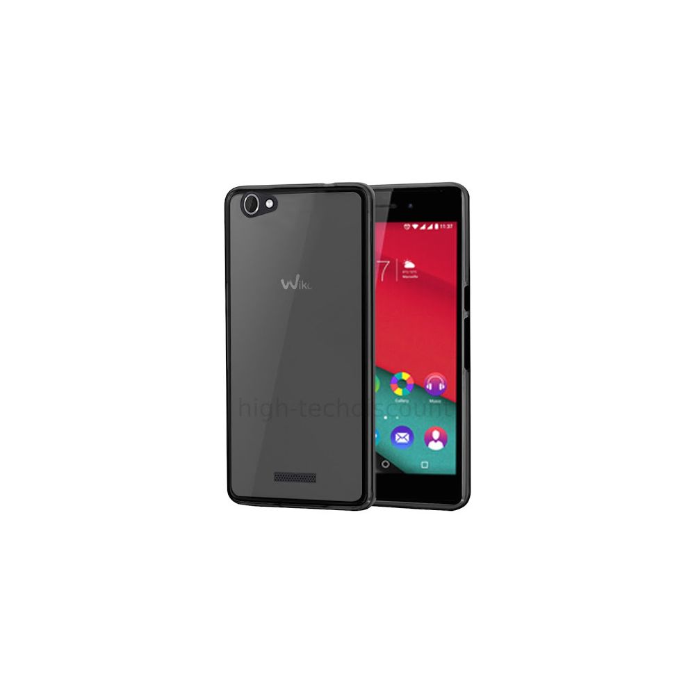 Htdmobiles - Housse etui coque pochette silicone gel fine pour Wiko Pulp 4G + film ecran - GRIS - Autres accessoires smartphone