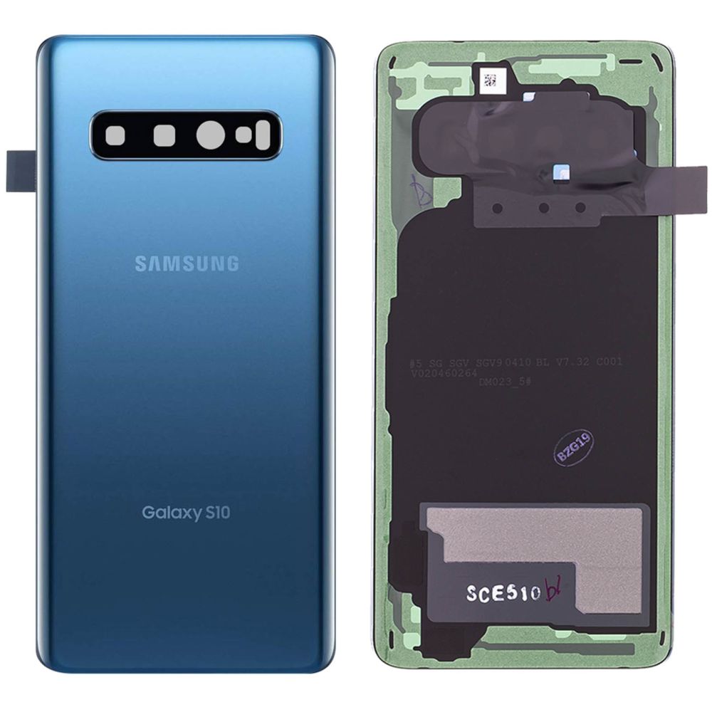 Samsung - Cache batterie Samsung Galaxy S10 Façade arrière Original Samsung bleu - Autres accessoires smartphone
