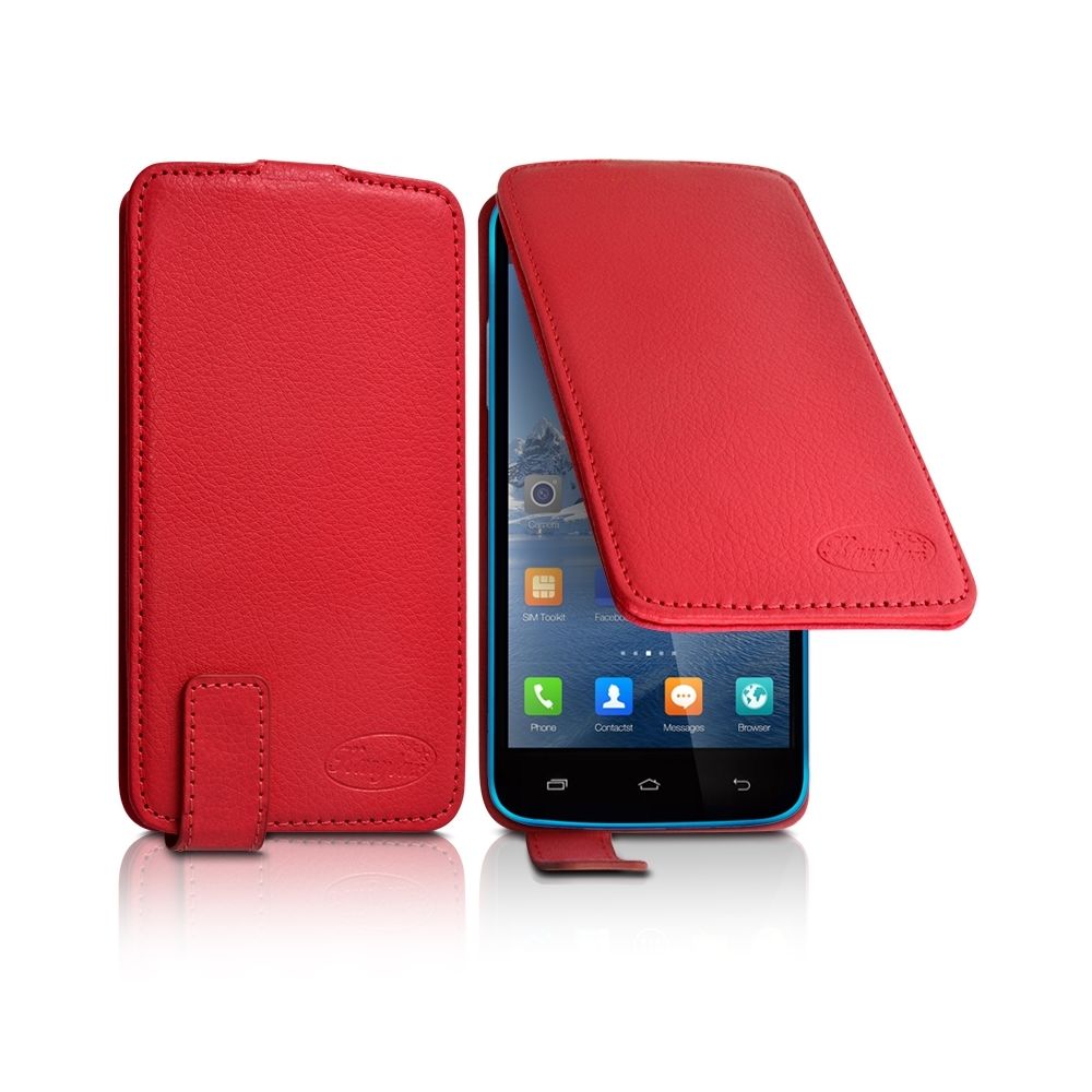 Karylax - Housse Etui Clapet Couleur rouge Universel S pour Echo Stellar 4G - Autres accessoires smartphone