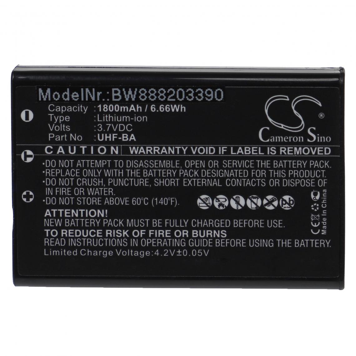 Vhbw - vhbw Batterie remplacement pour EnGenius UHF-BA pour radio talkie-walkie (1800mAh, 3,7V, Li-ion) - Autres accessoires smartphone