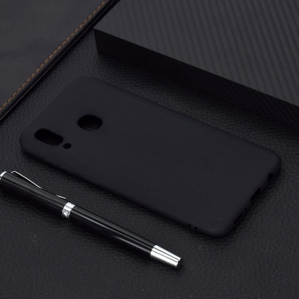 Wewoo - Coque Souple Pour Galaxy A30 Candy Color TPU Case Noir - Coque, étui smartphone