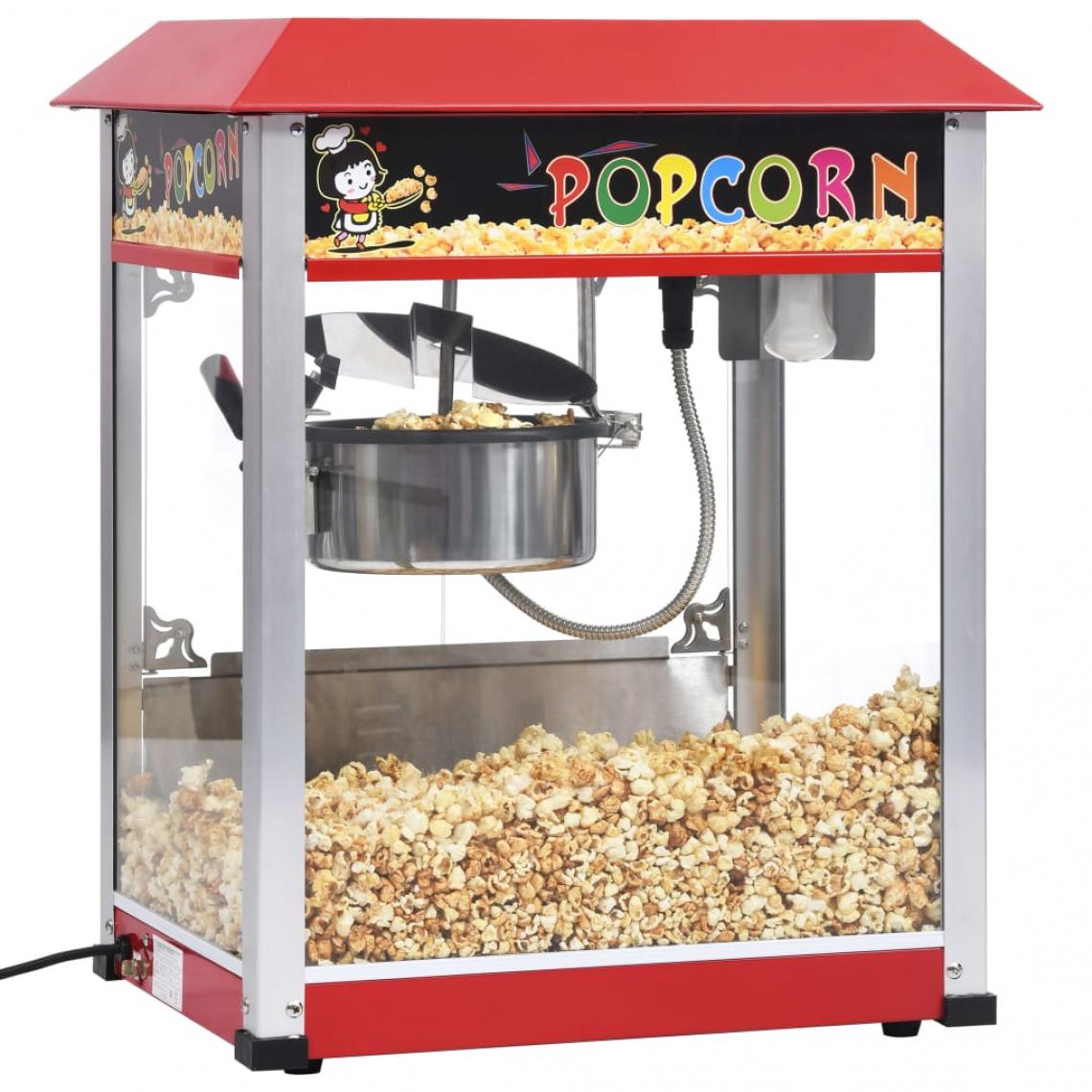 Vidaxl - vidaXL Machine à pop-corn avec pot de cuisson en téflon 1400 W - Cuisson festive