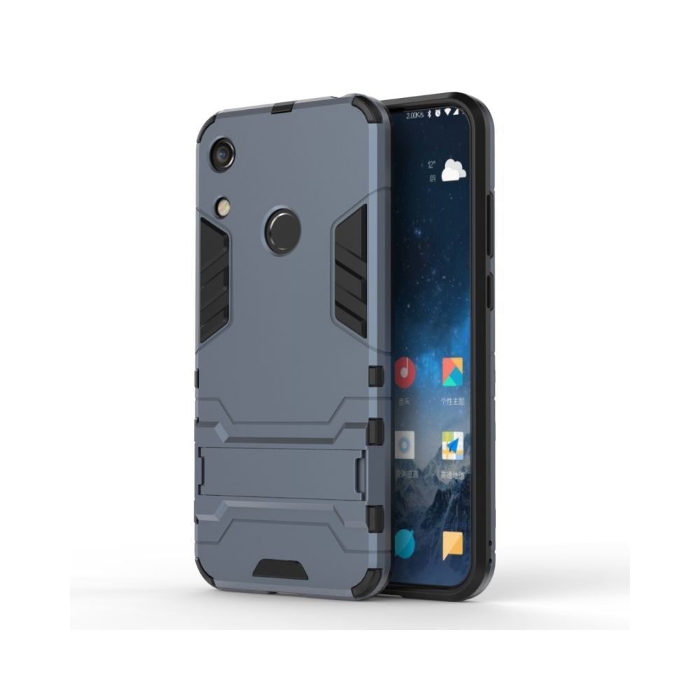Wewoo - Coque antichoc PC + TPU pour HuHonor 8A, avec support (Bleu marine) - Coque, étui smartphone