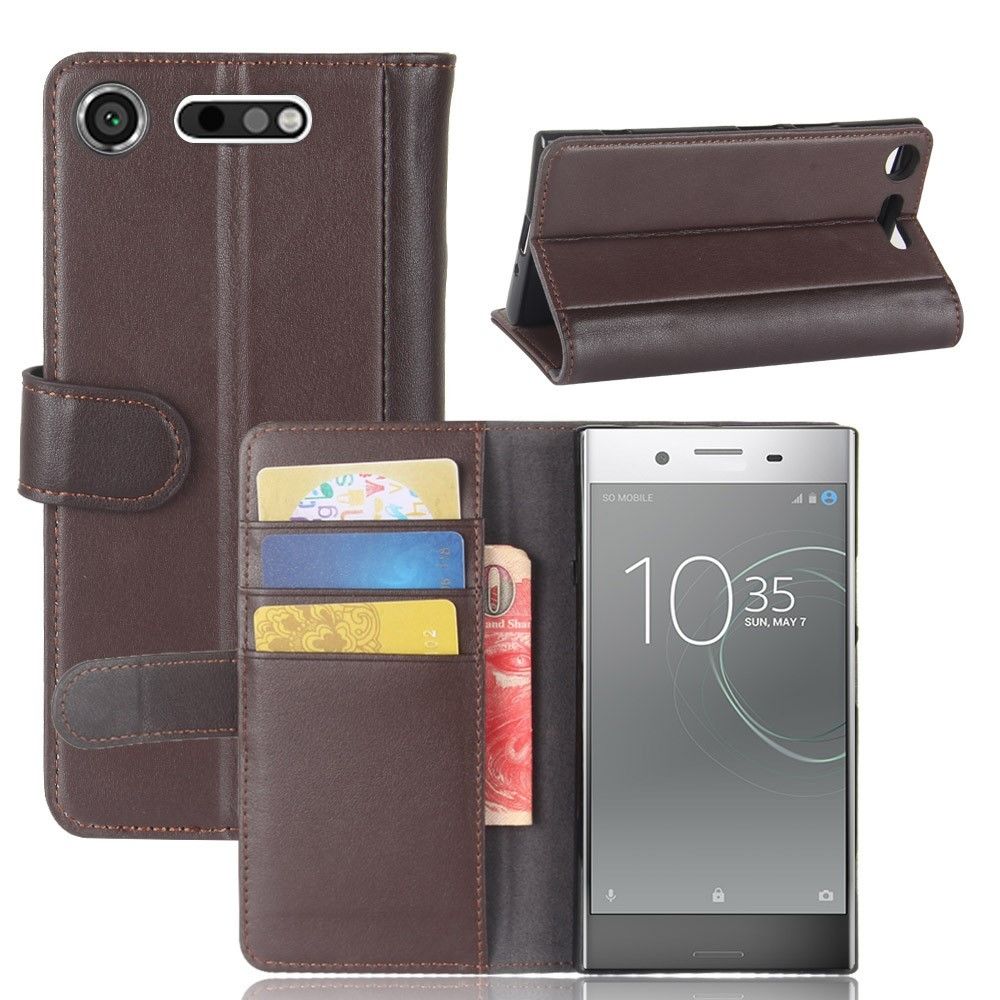 marque generique - Etui en cuir pour Sony Xperia XZ1 - Autres accessoires smartphone