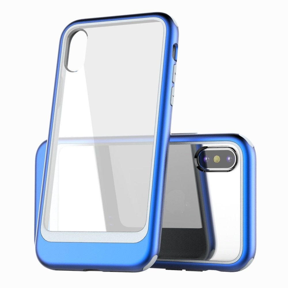 marque generique - Coque en TPU bleu hybride claire pour Apple iPhone X - Autres accessoires smartphone