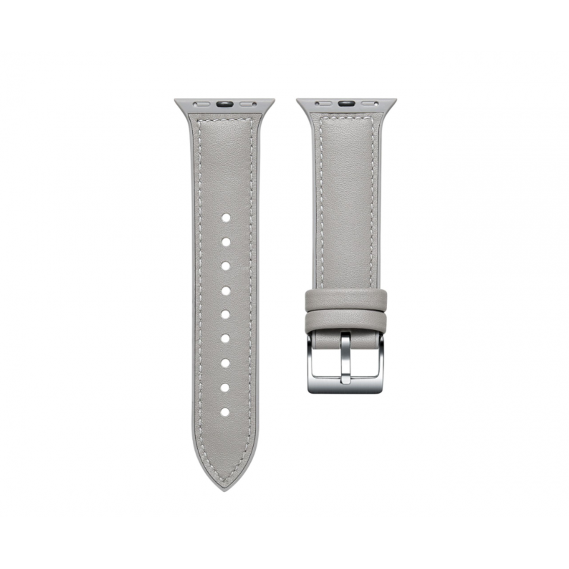 Generic - B03 Cuir gris Sangle de remplacement Bracelets de remplacement Apple Watch Band 42mm 44mmmwomen Hommes pour iWatch3456 Génération SE - Accessoires Apple Watch