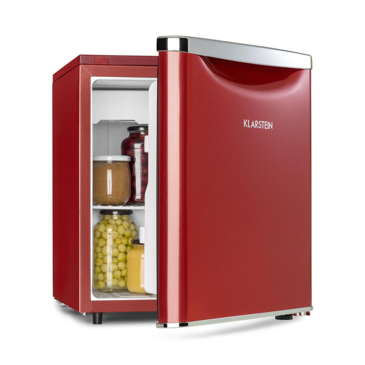 Klarstein - Mini réfrigérateur - Klarstein Yummy - 47L : freezer de 3L - 47 dB - Rouge - Mini Bar