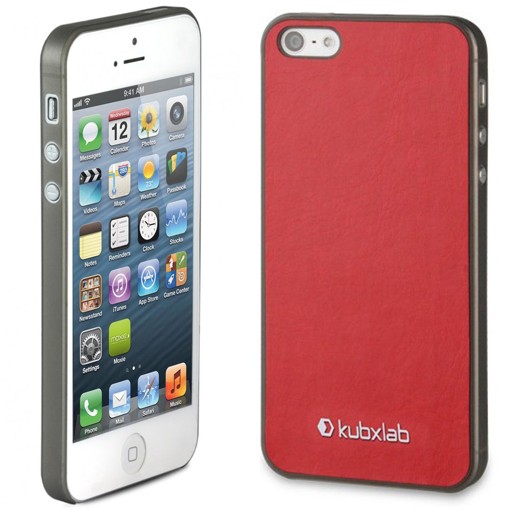 Kubxlab - Coque Kubxlab effet peau rouge iPhone 5 - Coque, étui smartphone