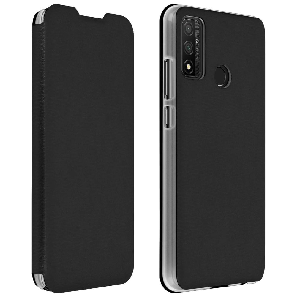 Avizar - Étui Huawei P smart 2020 Portefeuille Clapet Porte-carte Noir - Coque, étui smartphone