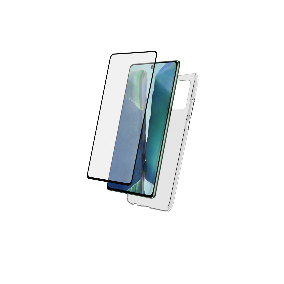 Bigben Connected - Pack Coque souple Transparente + Protège-écran 2.5D en Verre trempé pour G Note 20 Samsung Bigben - Autres accessoires smartphone