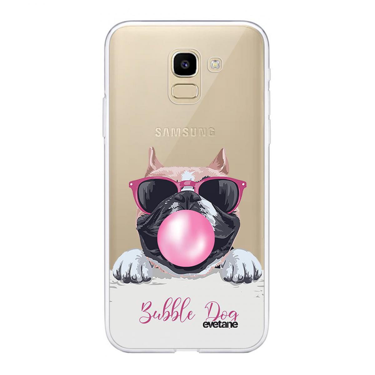 Evetane - Coque Samsung Galaxy J6 2018 360 intégrale transparente Bubble Dog Tendance Evetane - Coque, étui smartphone