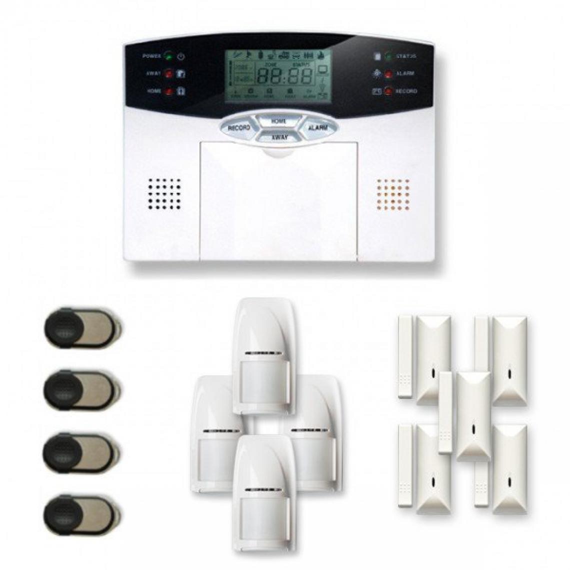 Tike Securite - Alarme maison sans fil MN18 Compatible Box internet - Alarme connectée