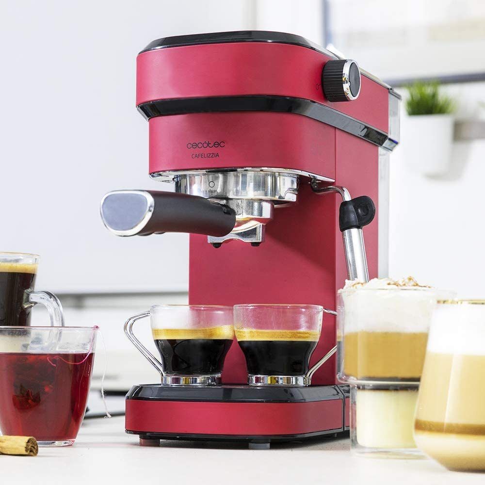 Cecotec - machine à café expresso de 1,2L 1350W rouge noir - Expresso - Cafetière