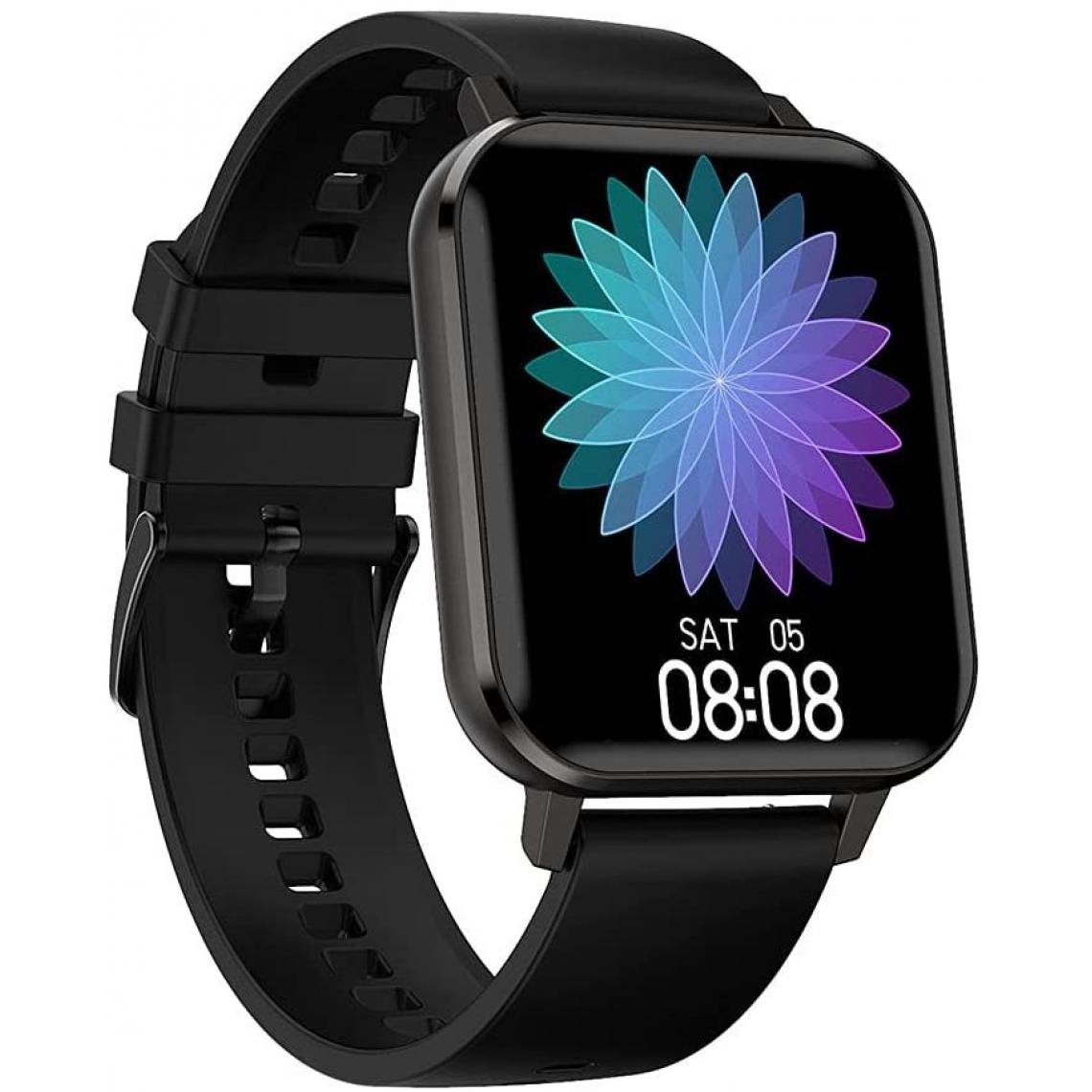 Chronotech Montres - Chronus Smart Watch Fitness Tracker Smart Band DTX Heart Rate Test Bracelet Sports Smartwatch for Men Women (black) - Montre connectée