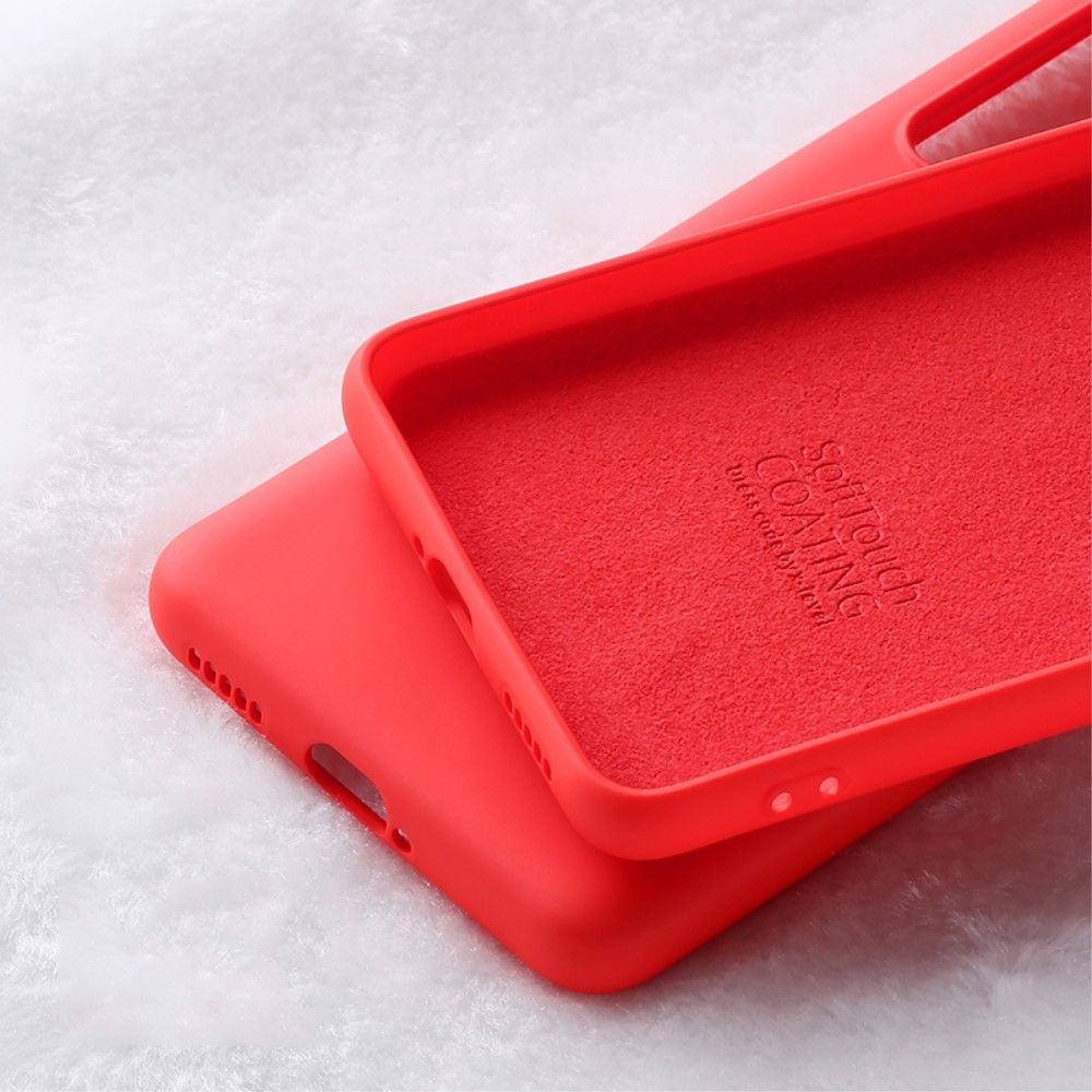 X-Level - Coque en silicone liquide anti-chute rouge pour votre Huawei P40 Pro - Coque, étui smartphone