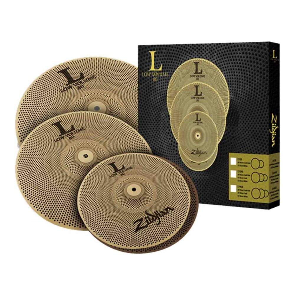 Zildjian - Zildjian LV468 - Pack cymbales Low Volume 14'' 16'' et 18'' - Cymbales, gongs