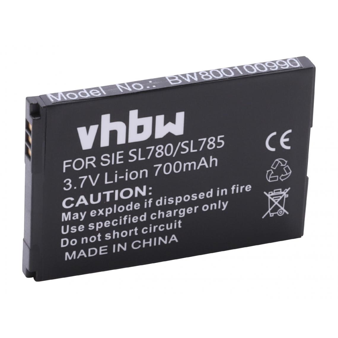 Vhbw - vhbw batterie compatible avec Siemens Gigaset SL78H, SL910, SL910H, X656 combiné téléphonique téléphone fixe (700mAh, 3,7V, Li-ion) - Batterie téléphone