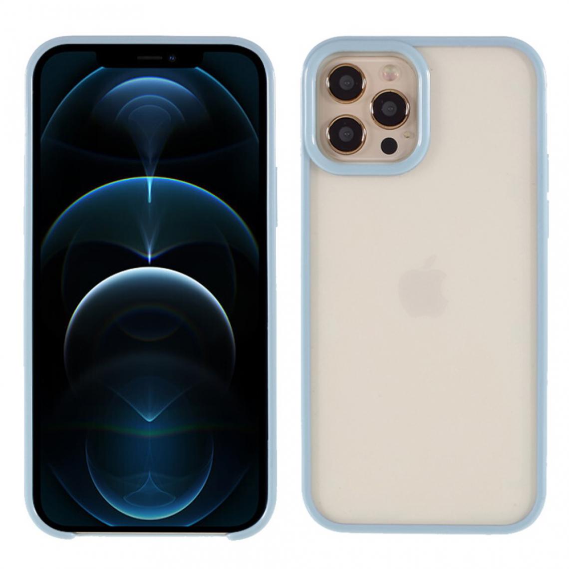 Other - Coque en TPU + acrylique Couleur bonbon hybride antichoc bleu pour votre Apple iPhone 12 Pro Max - Coque, étui smartphone