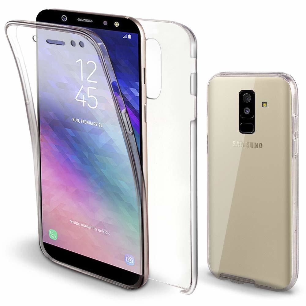 Cabling - CABLING® Coque Intégrale Samsung Galaxy A6+ Plus 2018 360 Degres Protection Integral [Transparente Gel] Full Body Silicone Case Cover Clair pour Samsung Galaxy A6+ Plus 2018 - Coque, étui smartphone