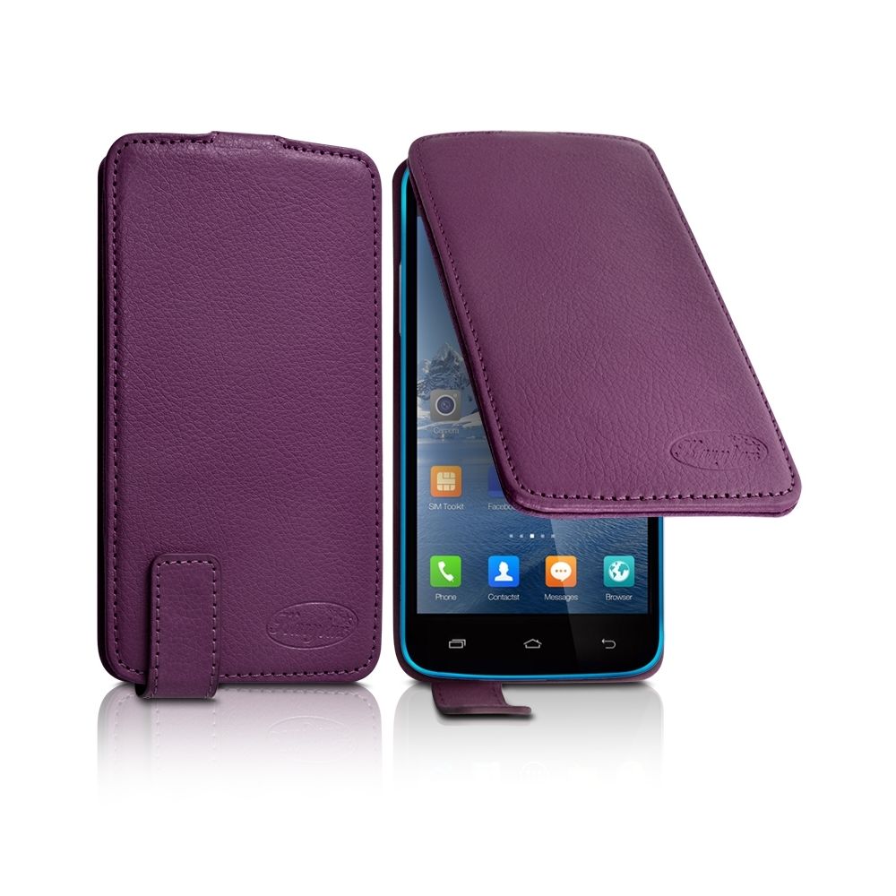 Karylax - Housse Etui Clapet Couleur Violet Universel S pour ZTE Blade L3 - Autres accessoires smartphone