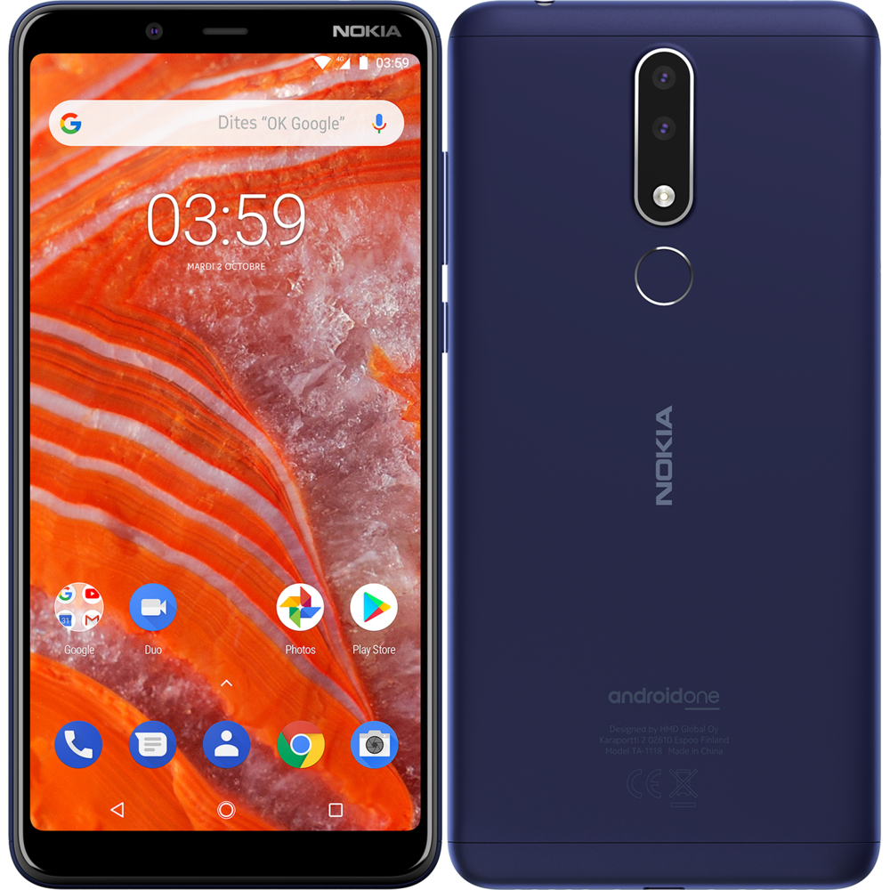 Nokia - 3.1 Plus - Bleu - Smartphone Android