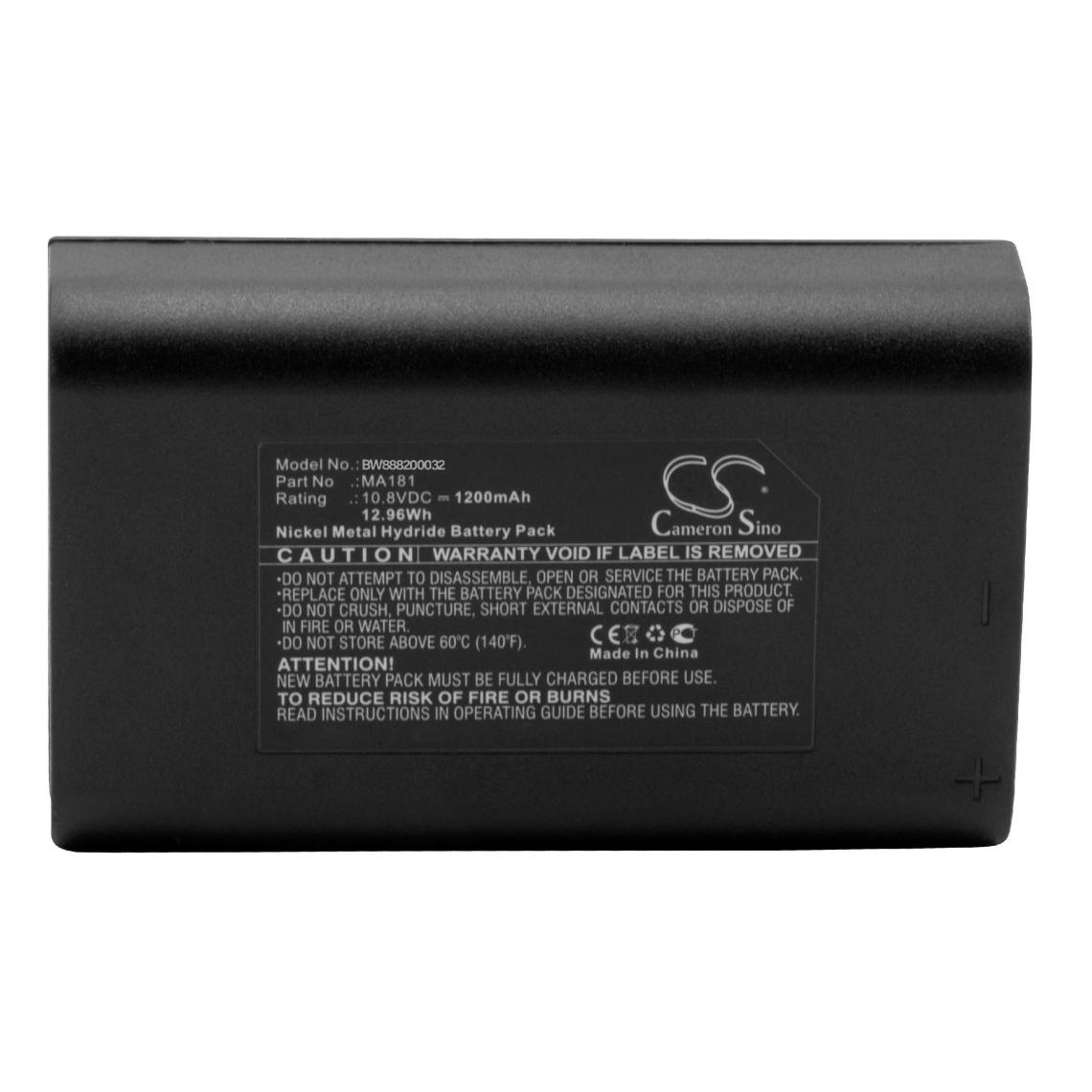 Vhbw - vhbw batterie compatible avec Maxon Comm-Panion CP0150, CP0150HD, CP0511, CP0515, CP0520HD, CP0521, CP0530 radio talkie-walkie (1200mAh 10,8V NiMH) - Autres accessoires smartphone