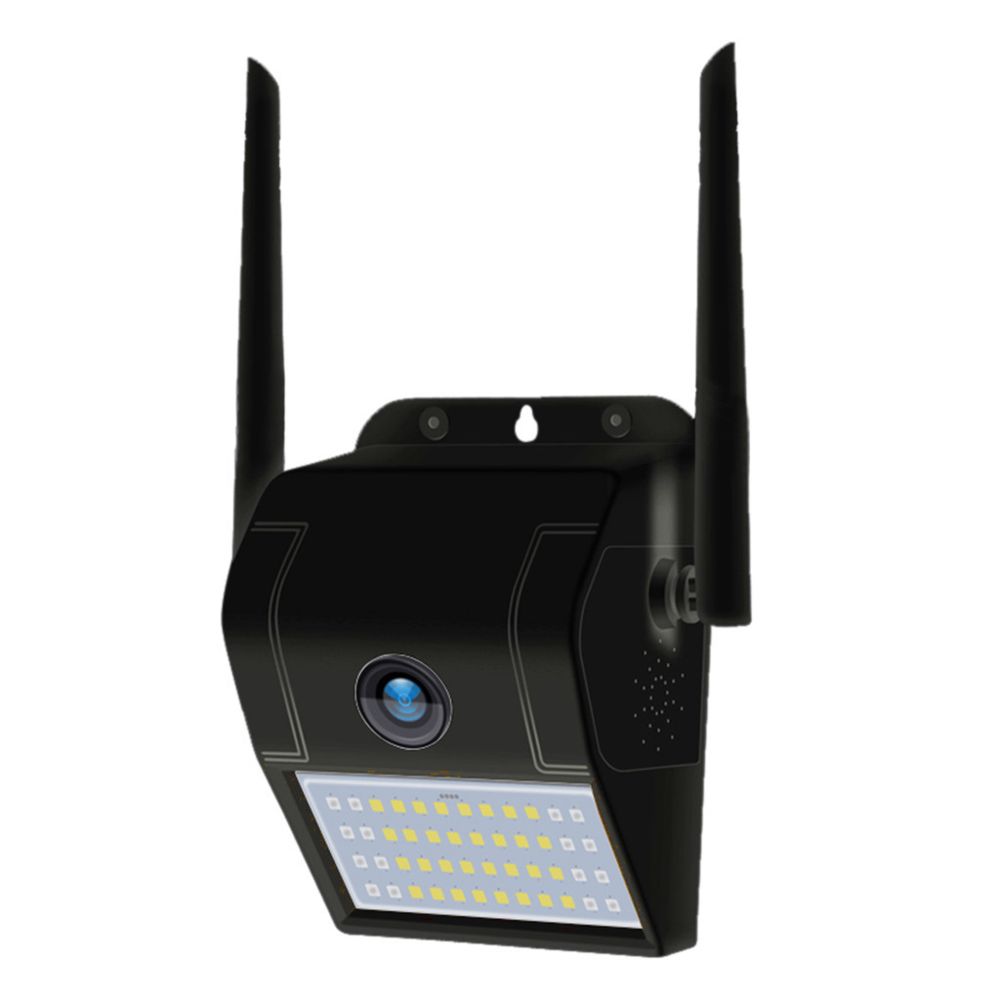 Generic - Mouvement extérieur Lumières 1080P sans fil WIFI IP Surveillance Vision nocturne Caméra blanc - Caméra de surveillance connectée