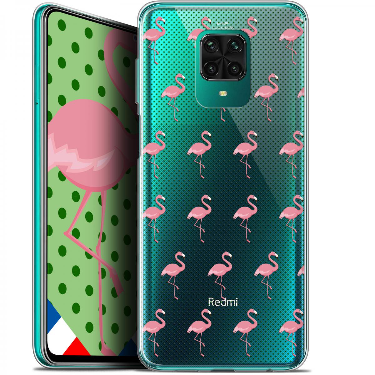 Caseink - Coque Pour Xiaomi Redmi Note 9 PRO (6.67 ) [Gel HD Collection Pattern Design Les flamants Roses Dots - Souple - Ultra Fin - Imprimé en France] - Coque, étui smartphone