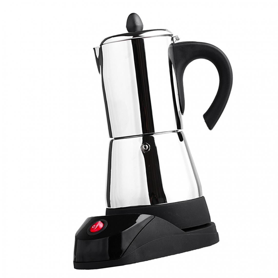 marque generique - espresso électrique latte percolateur poêle top cafetière moka pot 6 tasse - Expresso - Cafetière