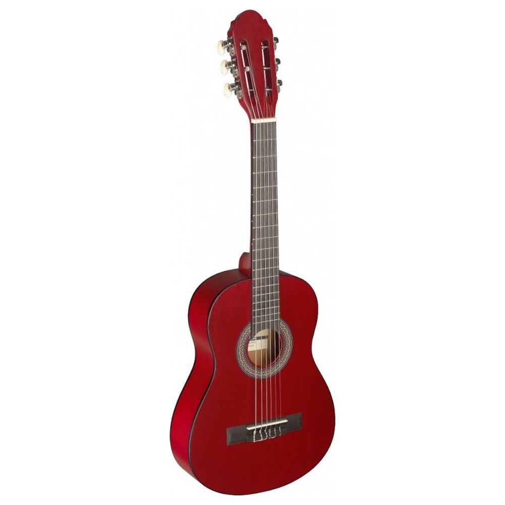 Stagg - Stagg C405 M RED - Guitare classique enfant 1/4 rouge - Guitares classiques