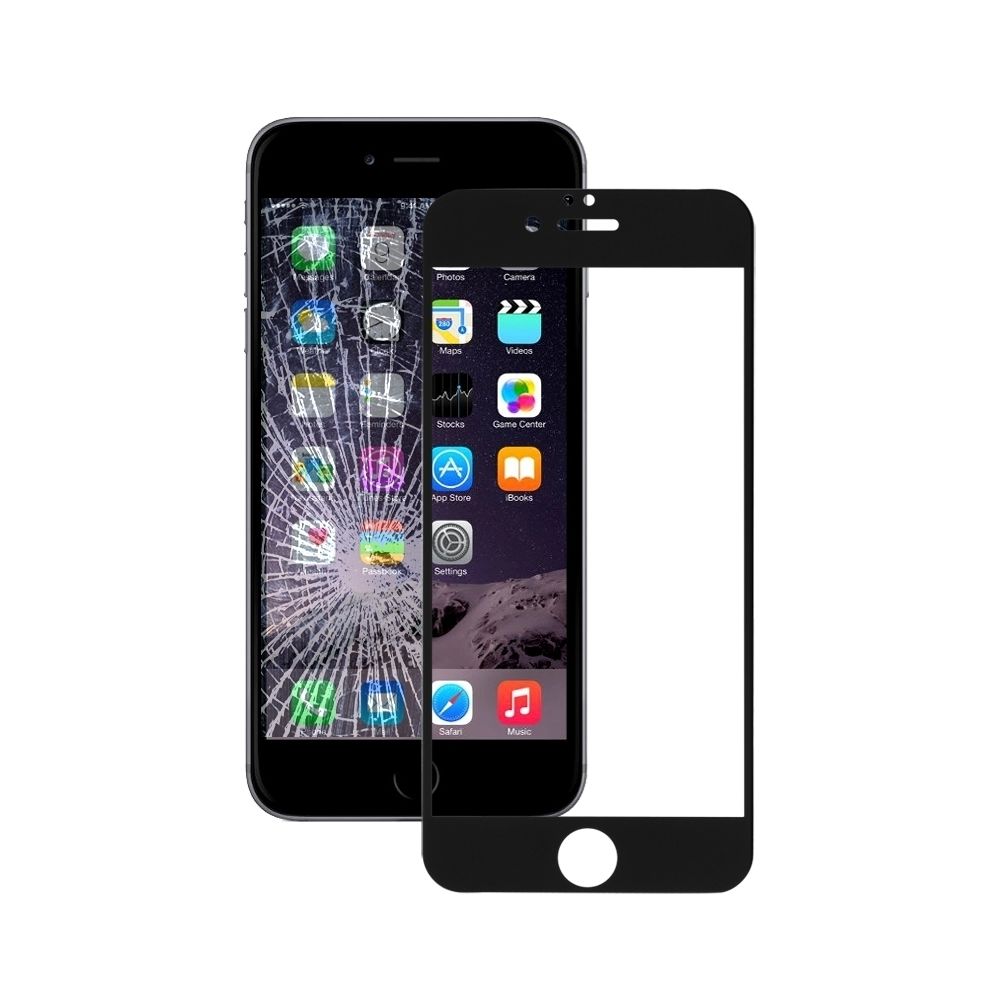 Wewoo - Verre trempé noir pour iPhone 6 Film en de 0,3 mm - Protection écran smartphone