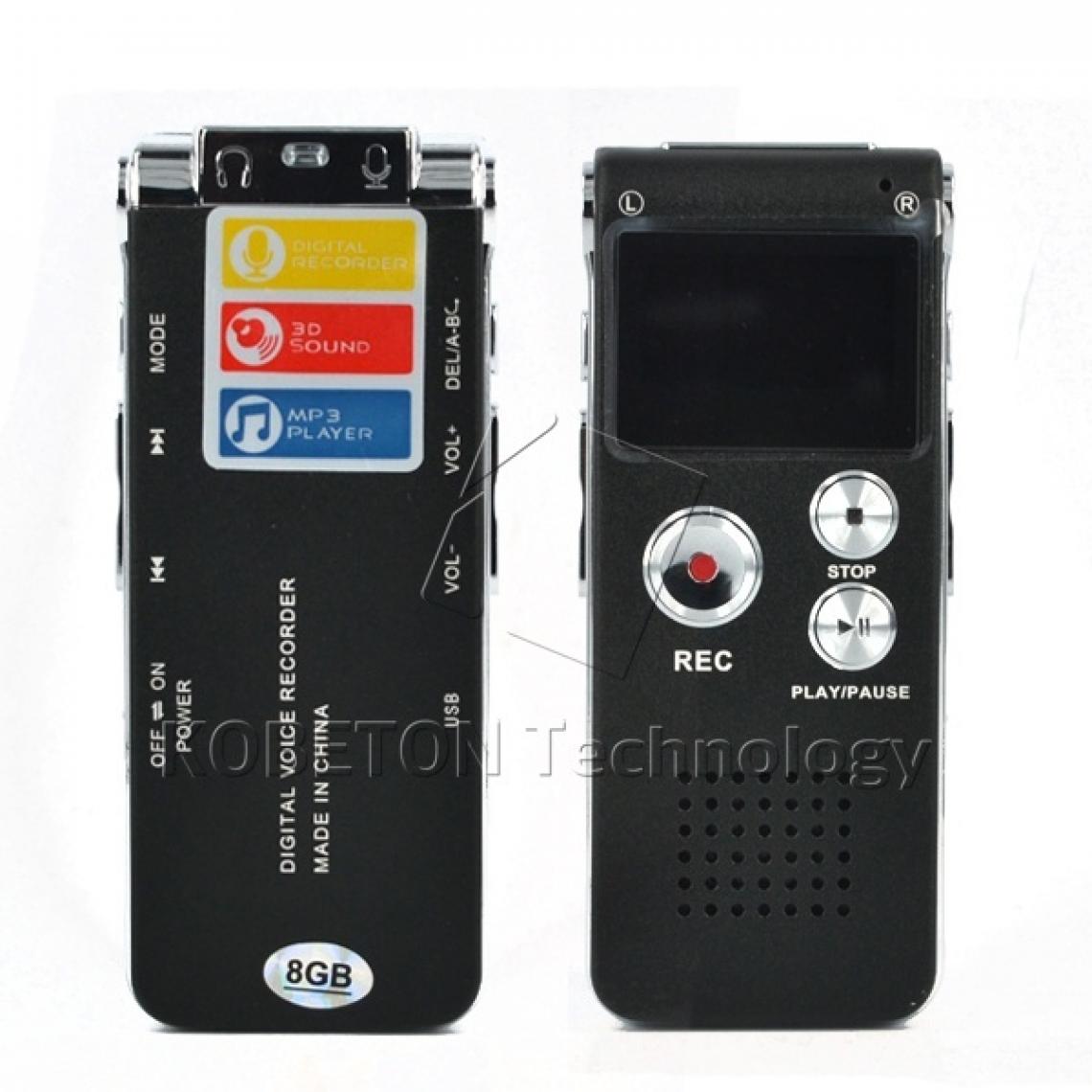 Universal - Magnétophone stéréo portable professionnel 32 Go Mini Digital pour lecteur MP3 | Magnétophone numérique - Enregistreur audio numérique