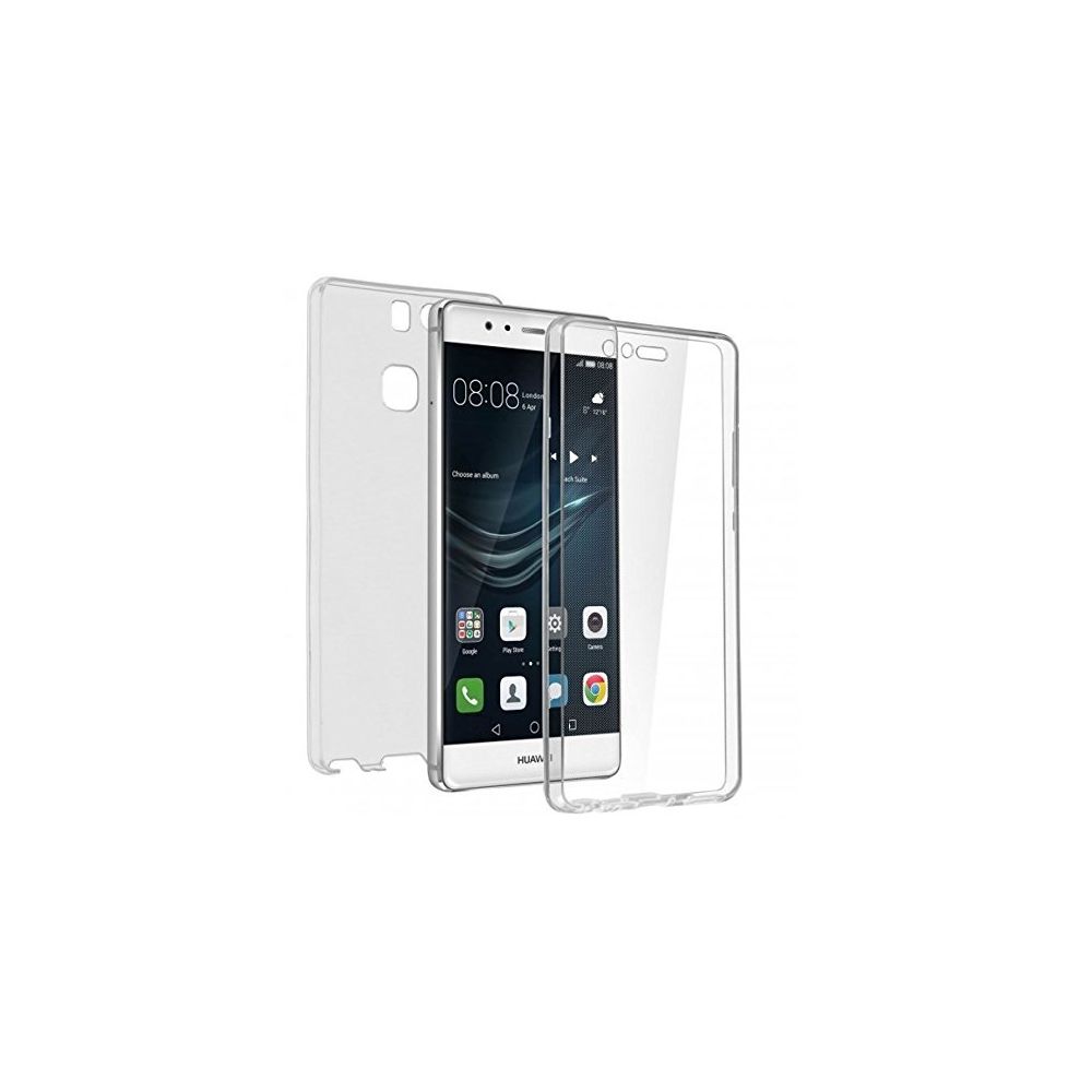 Phonillico - Coque pour Huawei P9 - Housse Etui Gel TPU Silicone Intégrale Transparent Tactile Deux Parties Avant Arrière Emboitable [Phonillico®] - Coque, étui smartphone