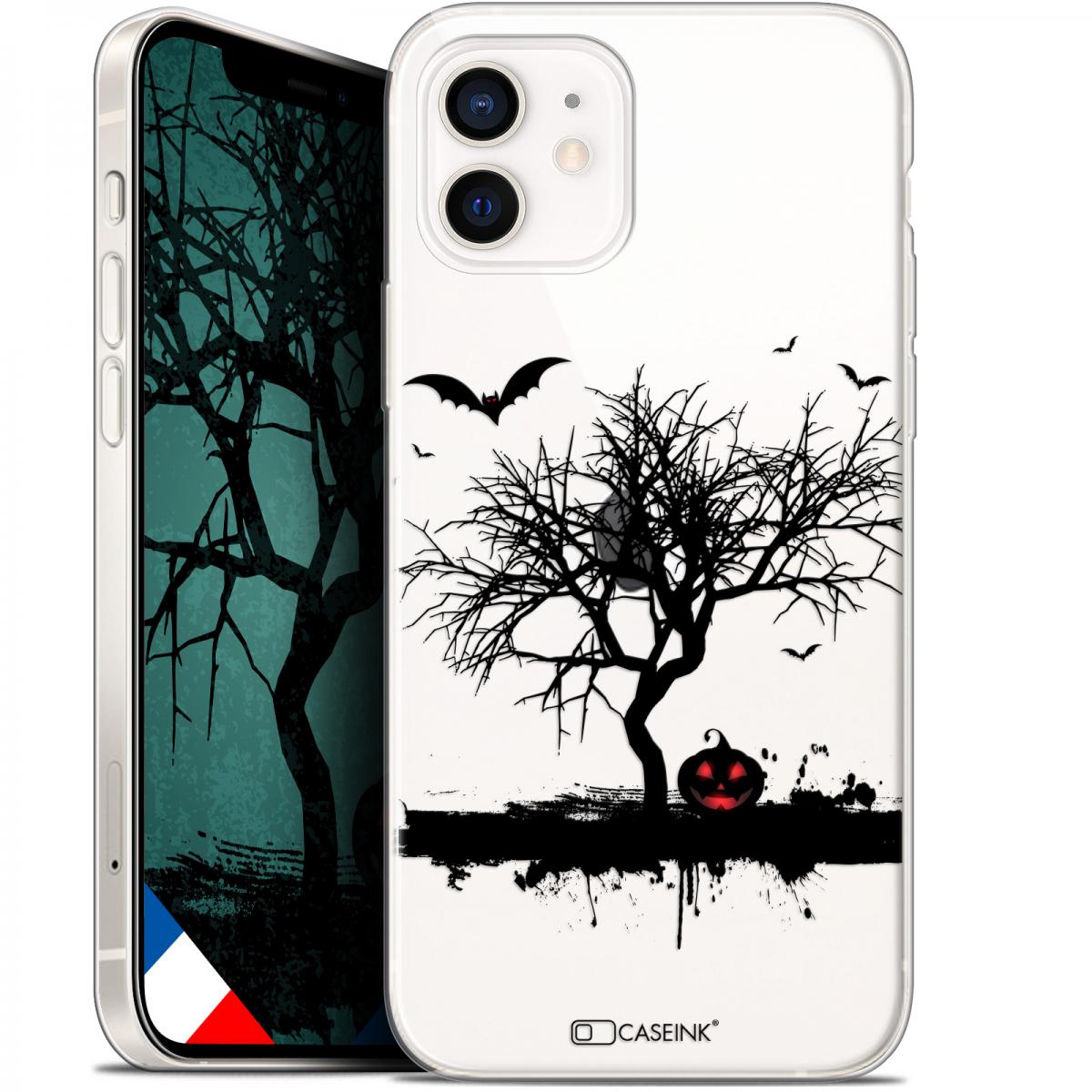 Caseink - Coque Pour Apple iPhone 12 Mini (5.4 ) [Gel HD Collection Halloween Design Devil's Tree - Souple - Ultra Fin - Imprimé en France] - Coque, étui smartphone