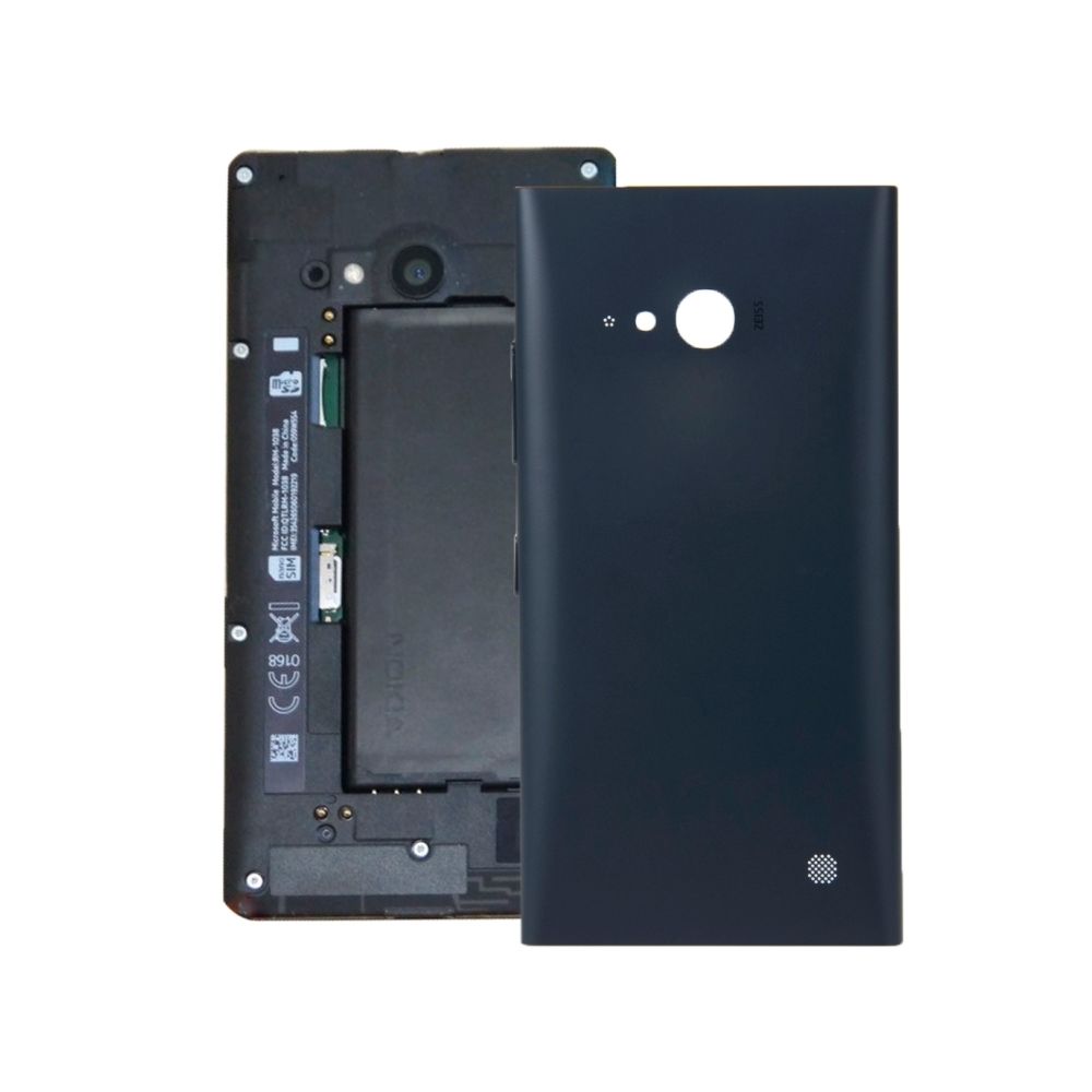 Wewoo - Coque arrière noir pour Nokia Lumia 735 pièce détachée Batterie Couverture Arrière - Autres accessoires smartphone