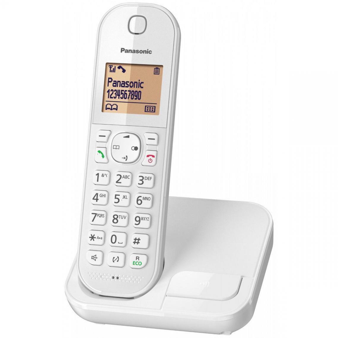 Panasonic - Rasage Electrique - TELEPHONE SANS FIL PANASONIC KXTGC 410 FRW - Téléphone fixe filaire