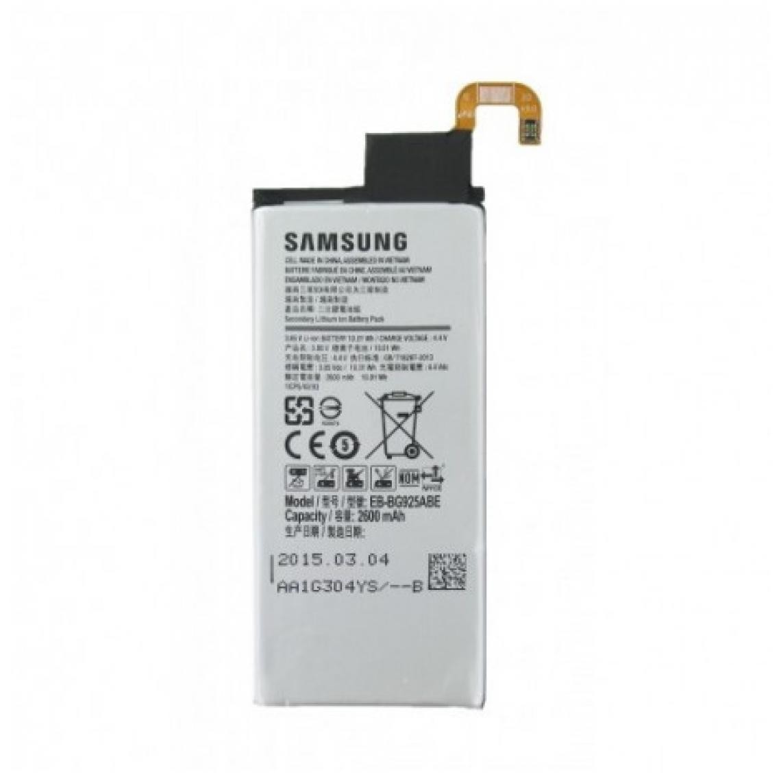 Samsung - BATTERIE ORIGINALE SAMSUNG GALAXY S6 EDGE - EB-BG925ABA 2600mAh - Batterie téléphone
