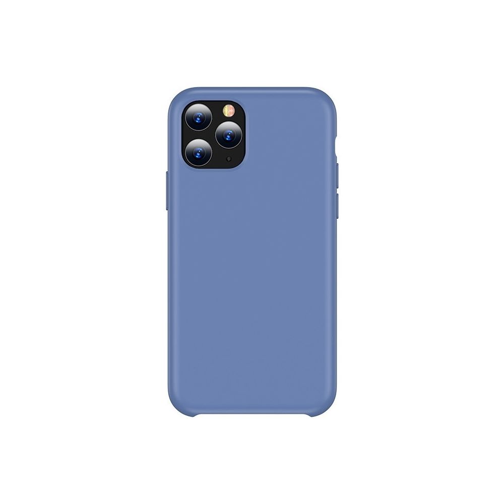 Wewoo - Coque Souple Pour iPhone 11 Pro Étui de protection contre les gouttes en silicone liquide bleu - Coque, étui smartphone