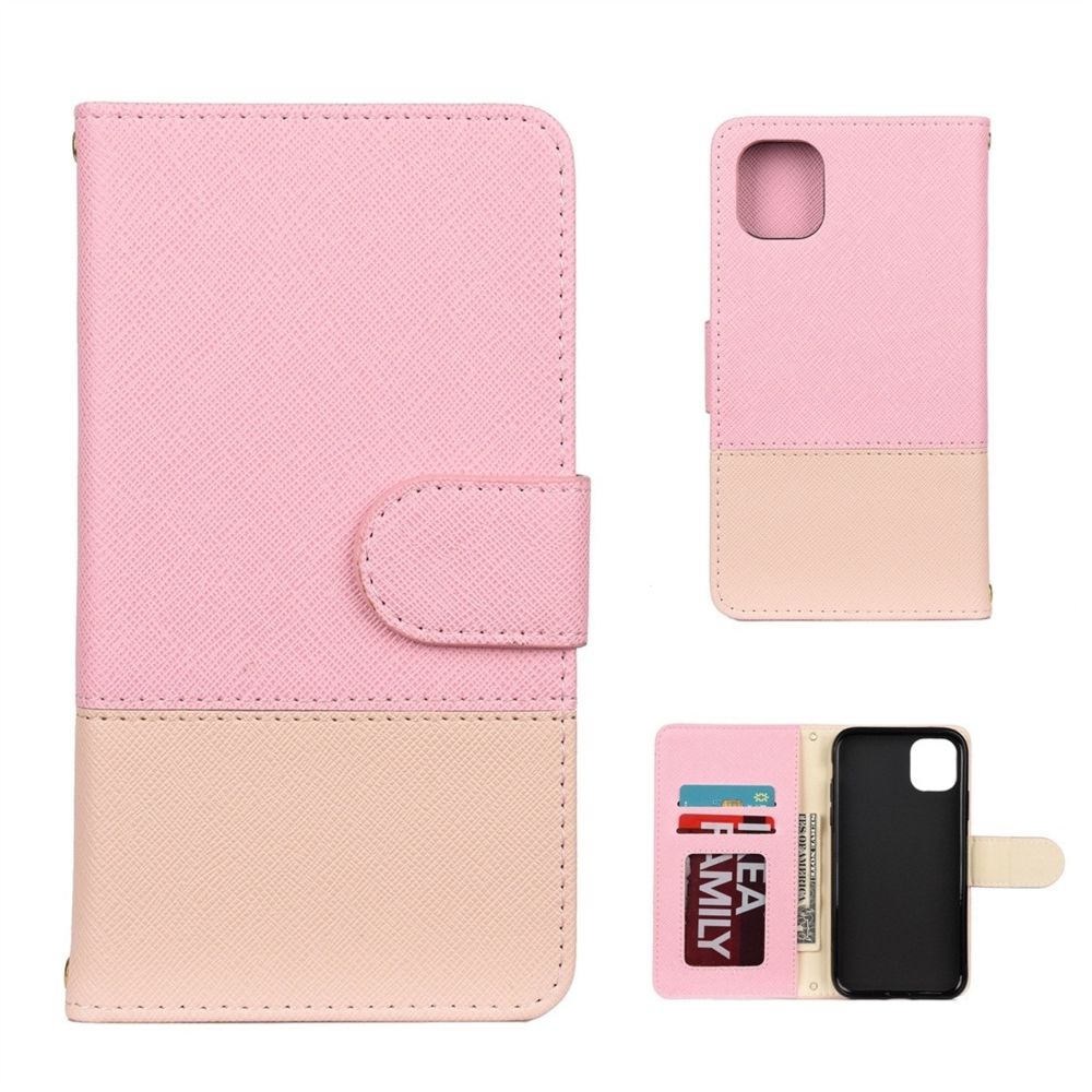 Wewoo - Coque Pour iPhone 11 Pro Étui en cuir avec rabat couleur support et cadre photo emplacements cartes et portefeuille rose - Coque, étui smartphone