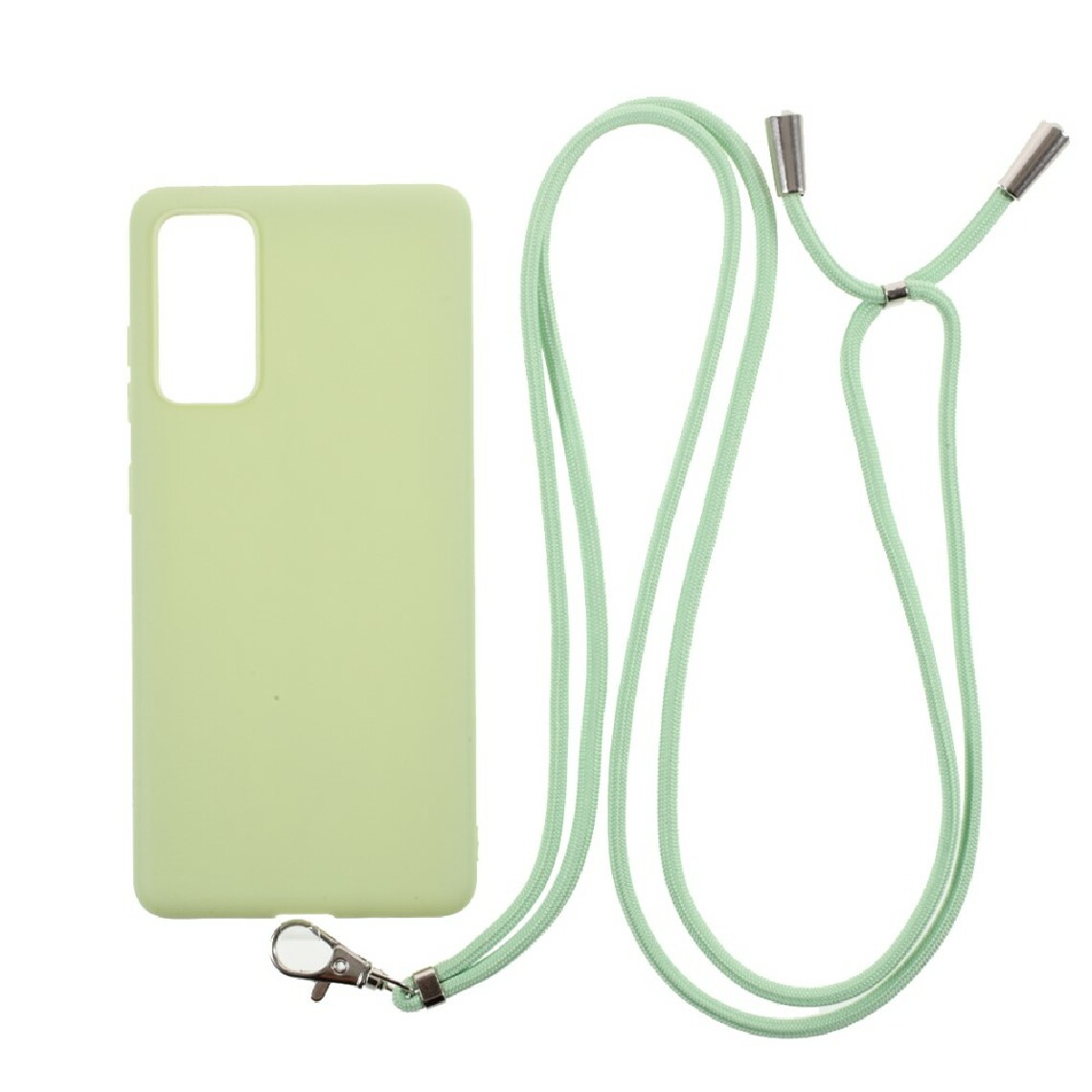 Other - Coque en TPU bonbon de couleur unie avec cordon vert pour votre Samsung Galaxy S20 FE/S20 FE 5G - Coque, étui smartphone