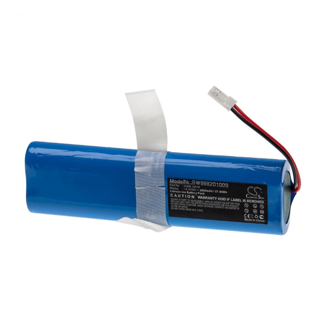Vhbw - vhbw Batterie compatible avec Medion MD 18500, 18501, 18600 aspirateur, robot électroménager (2600mAh, 14,4V, Li-ion) - Accessoire entretien des sols
