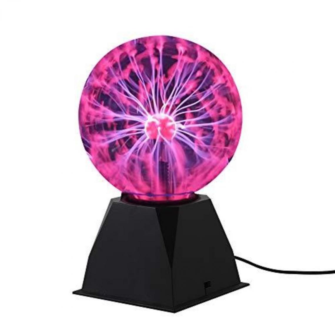 Goeco - Touch Sensitive Boule de plasma Sphère lumière Boule magique pour Fêtes Décorations Accessoire Enfants Chambre à coucher Maison - Lampe connectée